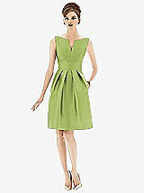 Front View Thumbnail - Mojito Alfred Sung Bridesmaid Dress D654