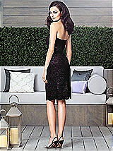 Rear View Thumbnail - Aubergine & Black Dessy Collection Style 2911