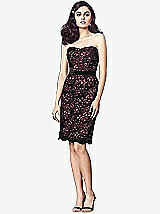 Front View Thumbnail - Pantone Honeysuckle & Black Dessy Collection Style 2911