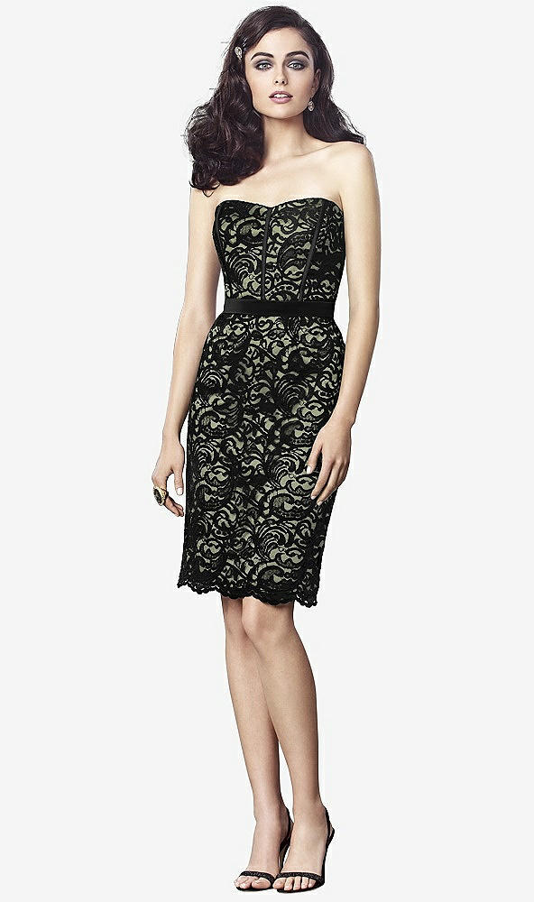 Front View - Kiwi & Black Dessy Collection Style 2911