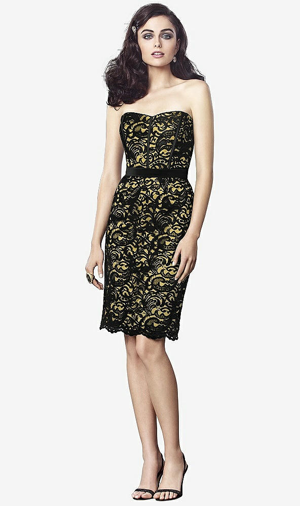 Front View - Marigold & Black Dessy Collection Style 2911
