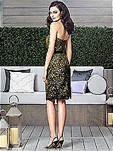 Rear View Thumbnail - Marigold & Black Dessy Collection Style 2911