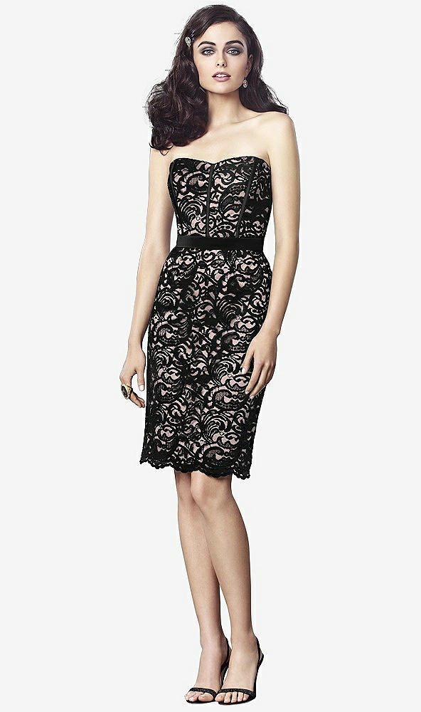Front View - Rose & Black Dessy Collection Style 2911