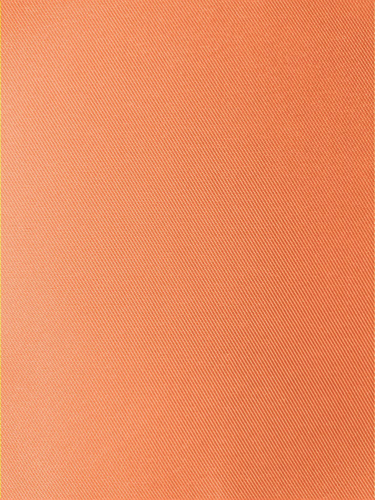 Front View - Portofino Orange Satin Twill Fabric by the Yard