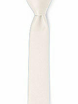 Front View Thumbnail - Ivory Matte Satin Narrow Ties by After Six