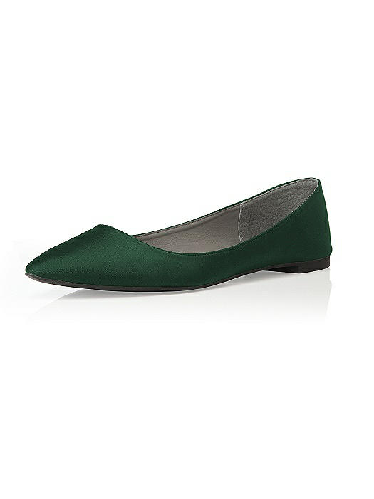 Chelsea Satin Ballet Wedding Flats In Hampton Green | The Dessy Group Chelsea Satin Ballet Wedding Flats In Hampton Green | The Dessy Group