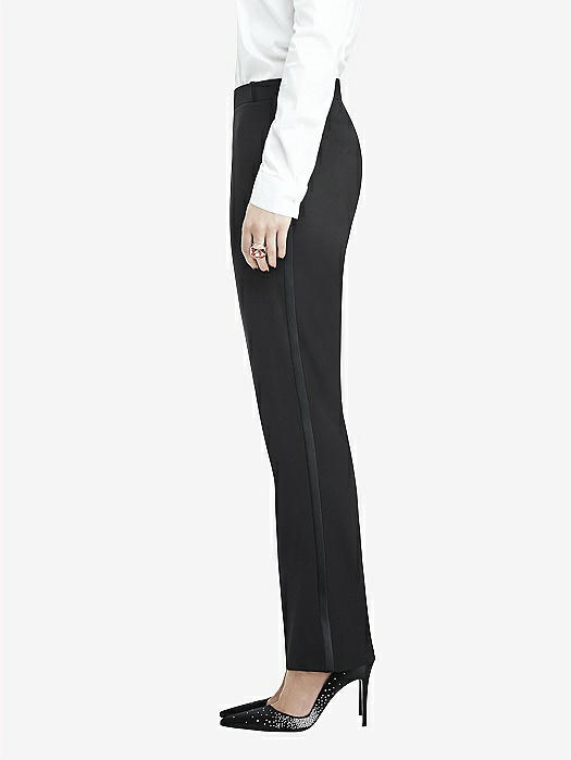 Women's Tuxedo Pant - Marlowe By After Six In Black | The Dessy Group