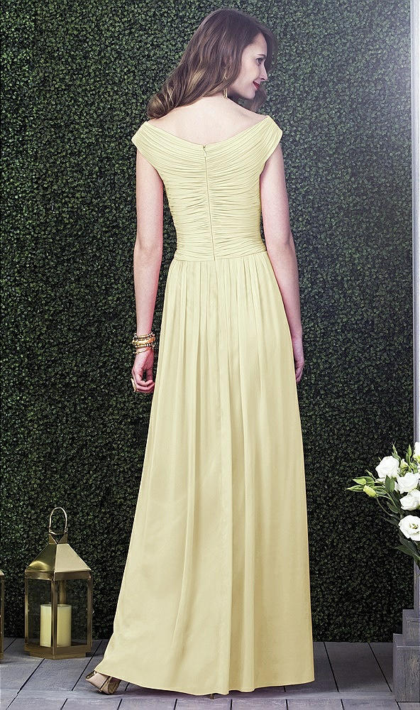 Back View - Butter Yellow Dessy Collection Style 2919