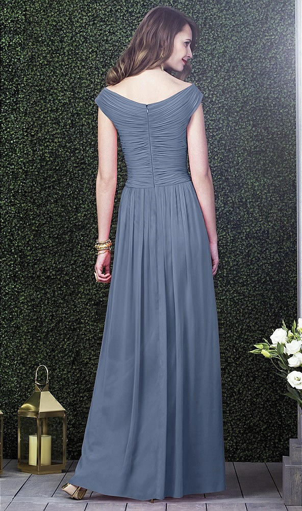 Back View - Larkspur Blue Dessy Collection Style 2919