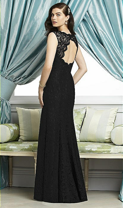 black lace bridesmaid dresses Azazie Roni