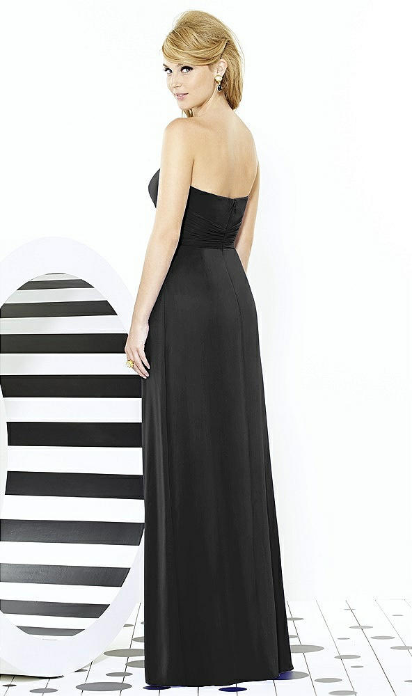 Back View - Black After Six Bridesmaid Dress 6713