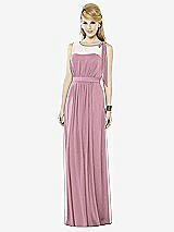 Front View Thumbnail - Dusty Pink After Six Bridesmaid Dress 6714