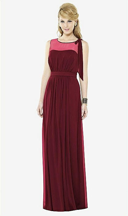 After Six Bridesmaid Dress 6714 In Cabernet | The Dessy Group