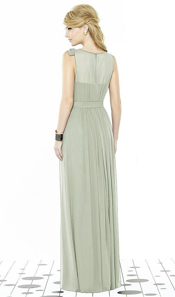 Back View - Celadon After Six Bridesmaid Dress 6714