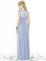 Rear View Thumbnail - Sky Blue After Six Bridesmaid Dress 6714