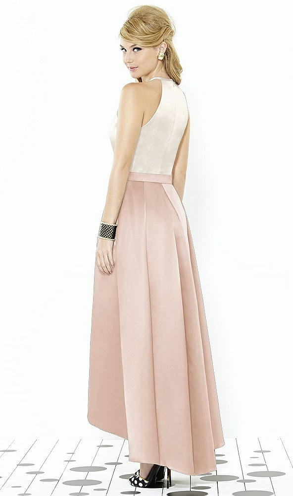 Back View - Cameo & Ivory After Six Bridesmaid Dress 6718