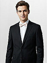 Alt View 1 Thumbnail - Pearl Pink Classic Yarn-Dyed Bow Ties by After Six