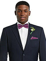Alt View 2 Thumbnail - Radiant Orchid Classic Yarn-Dyed Bow Ties by After Six