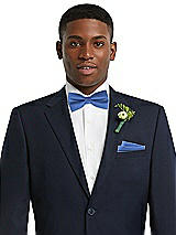 Alt View 2 Thumbnail - Cornflower Classic Yarn-Dyed Bow Ties by After Six