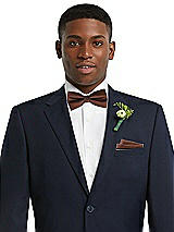Alt View 2 Thumbnail - Cognac Classic Yarn-Dyed Bow Ties by After Six