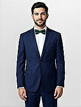 Front View Thumbnail - Hunter Green Classic Yarn-Dyed Bow Ties by After Six