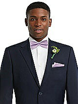 Alt View 2 Thumbnail - Pale Purple Classic Yarn-Dyed Bow Ties by After Six