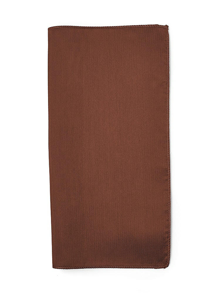 Back View - Cognac Classic Yarn-Dyed Pocket Squares by After Six
