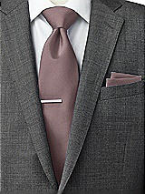 Side View Thumbnail - French Truffle Classic Yarn-Dyed Pocket Squares by After Six