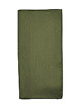 Rear View Thumbnail - Olive Green Classic Yarn-Dyed Pocket Squares by After Six