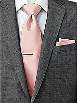 Side View Thumbnail - Rose Classic Yarn-Dyed Pocket Squares by After Six