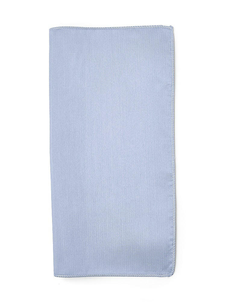 Back View - Sky Blue Classic Yarn-Dyed Pocket Squares by After Six