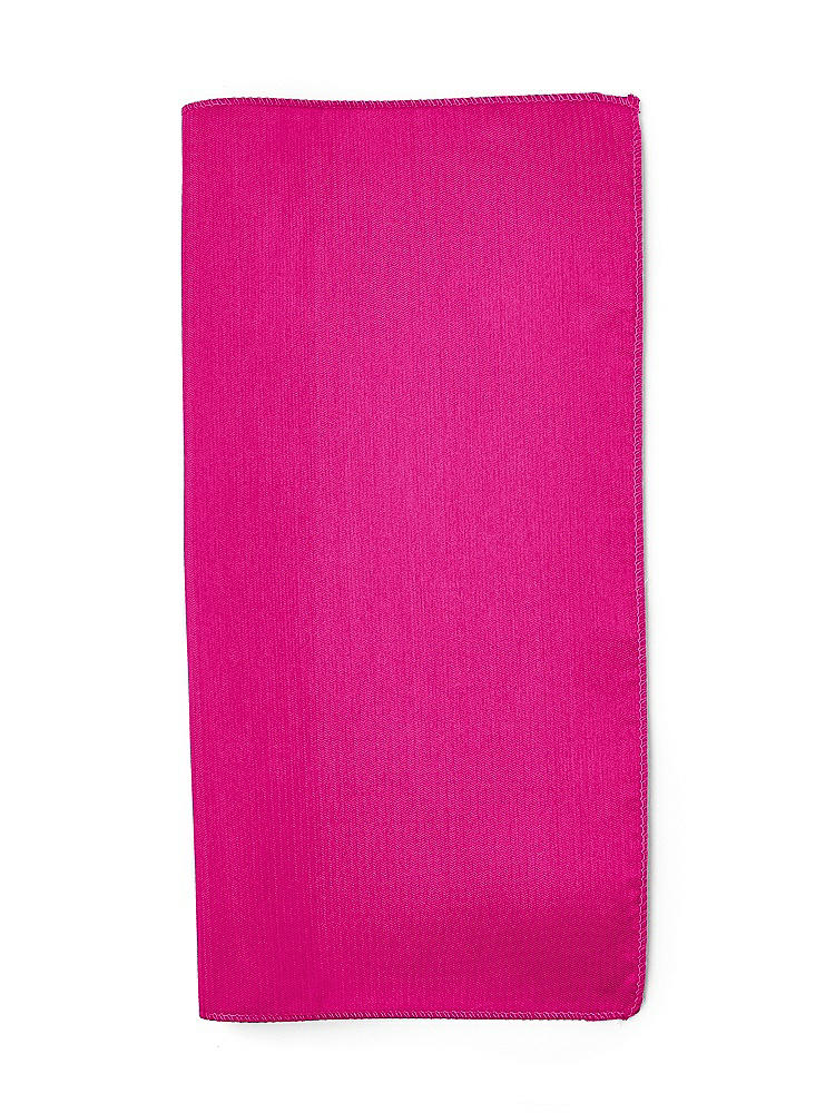 Back View - Think Pink Classic Yarn-Dyed Pocket Squares by After Six