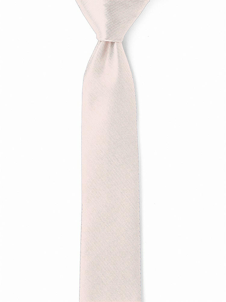 Back View - Pearl Pink Yarn-Dyed Narrow Ties by After Six