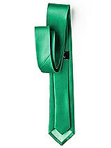 Side View Thumbnail - Pantone Emerald Yarn-Dyed Narrow Ties by After Six