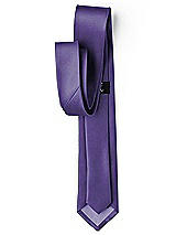 Side View Thumbnail - Regalia - PANTONE Ultra Violet Yarn-Dyed Narrow Ties by After Six