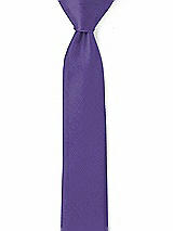 Rear View Thumbnail - Regalia - PANTONE Ultra Violet Yarn-Dyed Narrow Ties by After Six