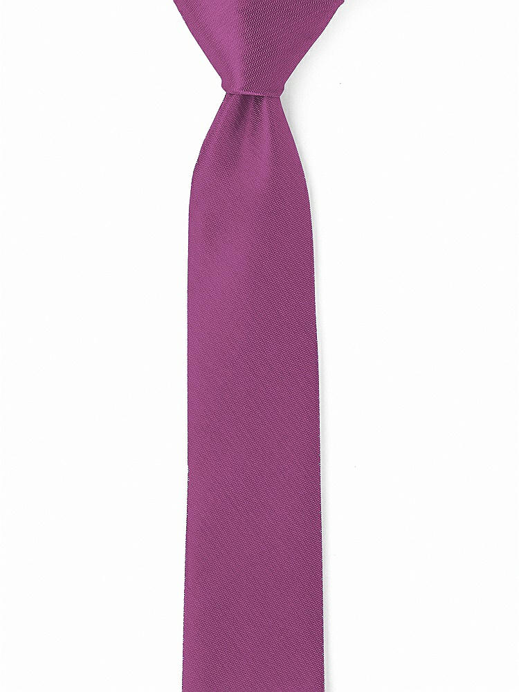 Back View - Radiant Orchid Yarn-Dyed Narrow Ties by After Six