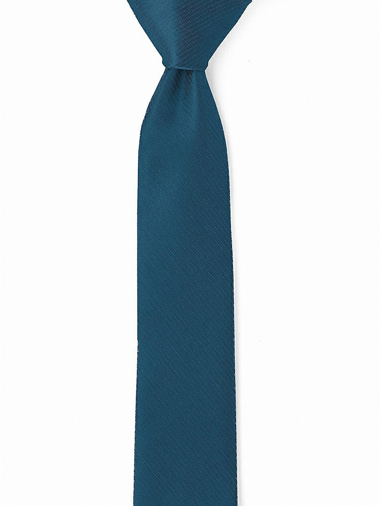 Back View - Atlantic Blue Yarn-Dyed Narrow Ties by After Six