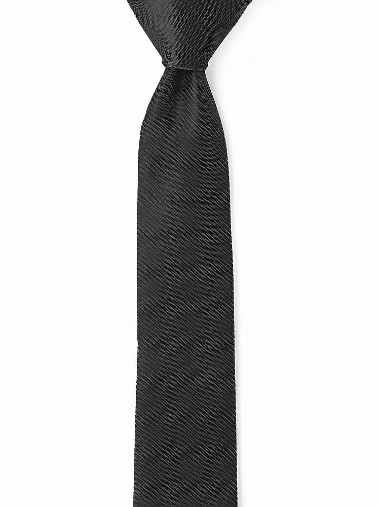 Back View - Black Yarn-Dyed Narrow Ties by After Six