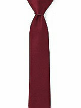 Rear View Thumbnail - Cabernet Yarn-Dyed Narrow Ties by After Six