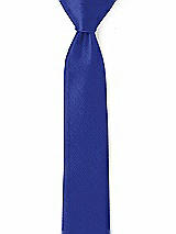 Rear View Thumbnail - Cobalt Blue Yarn-Dyed Narrow Ties by After Six
