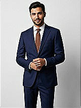 Front View Thumbnail - Cognac Yarn-Dyed Narrow Ties by After Six