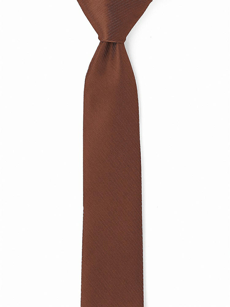 Back View - Cognac Yarn-Dyed Narrow Ties by After Six