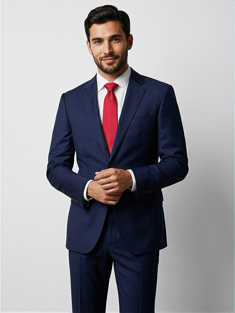 Front View - Flame Yarn-Dyed Narrow Ties by After Six