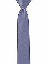 Rear View Thumbnail - French Blue Yarn-Dyed Narrow Ties by After Six