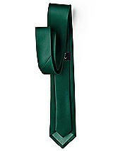 Side View Thumbnail - Hunter Green Yarn-Dyed Narrow Ties by After Six