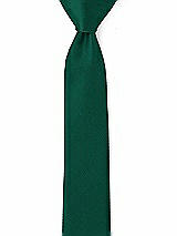 Rear View Thumbnail - Hunter Green Yarn-Dyed Narrow Ties by After Six