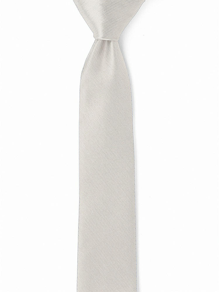 Back View - Oyster Yarn-Dyed Narrow Ties by After Six