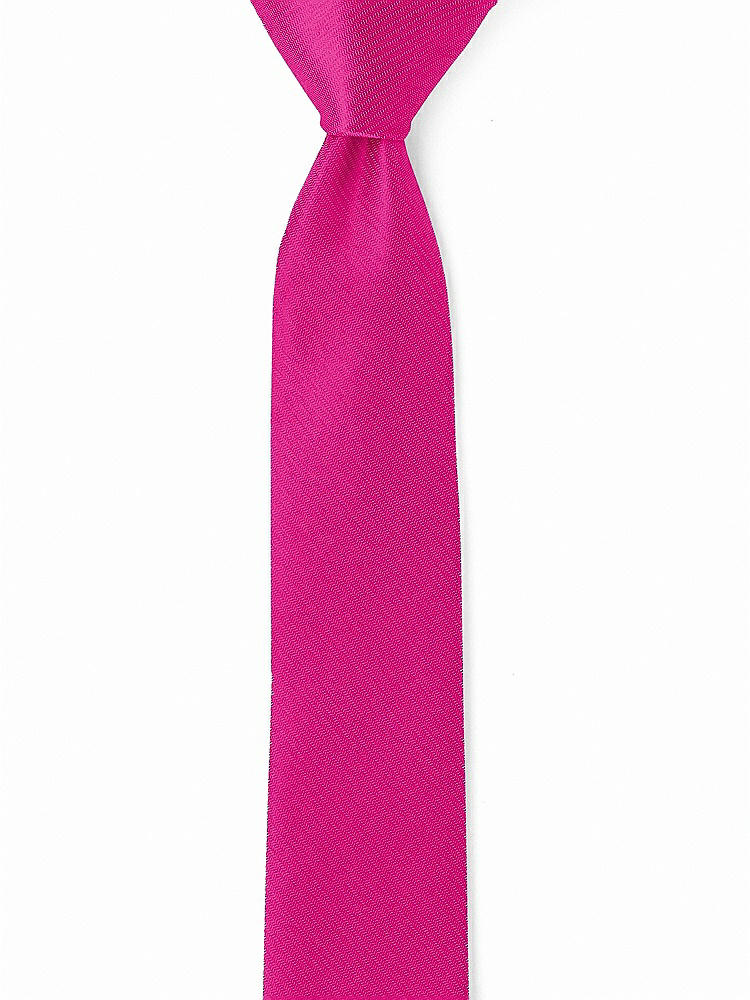 Back View - Think Pink Yarn-Dyed Narrow Ties by After Six