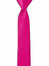 Rear View Thumbnail - Think Pink Yarn-Dyed Narrow Ties by After Six